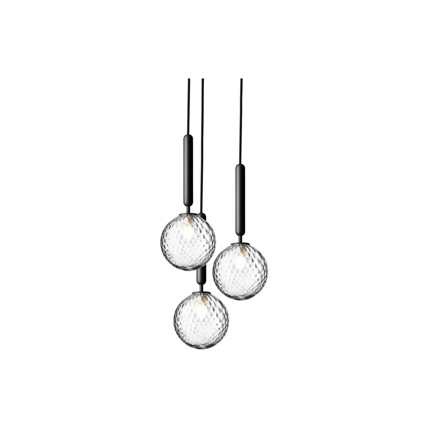 Miira 3 Pendant, rock grey/optic clear