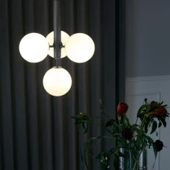 Miira 4 Pendant, rock grey/opal white