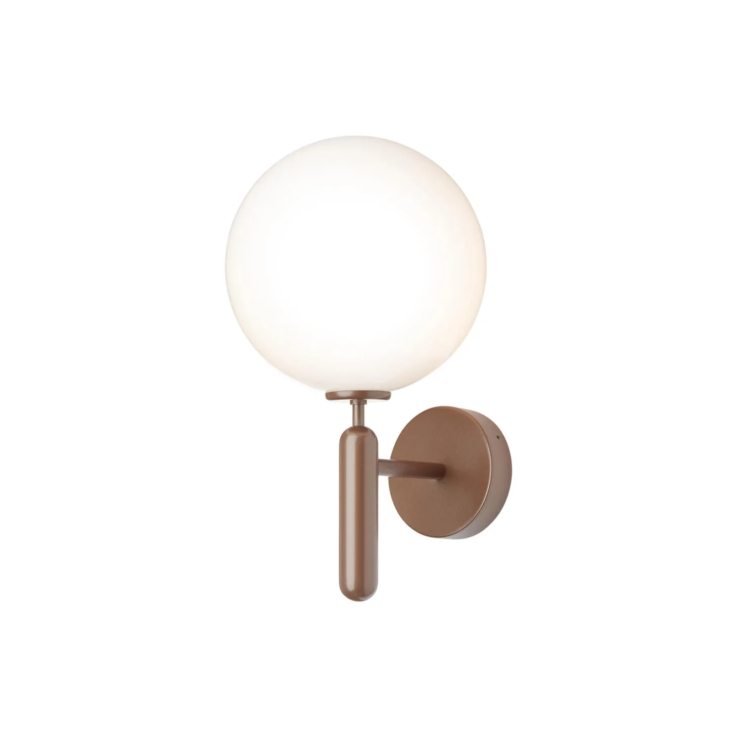 Miira Outdoor Wall Lamp, dark bronze/opal