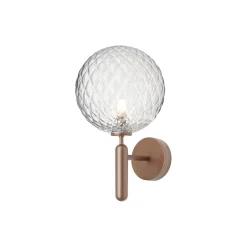 Miira Outdoor Wall Lamp, dark bronze/optic clear