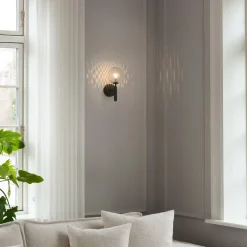 Miira Wall Lamp, rock grey/optic clear