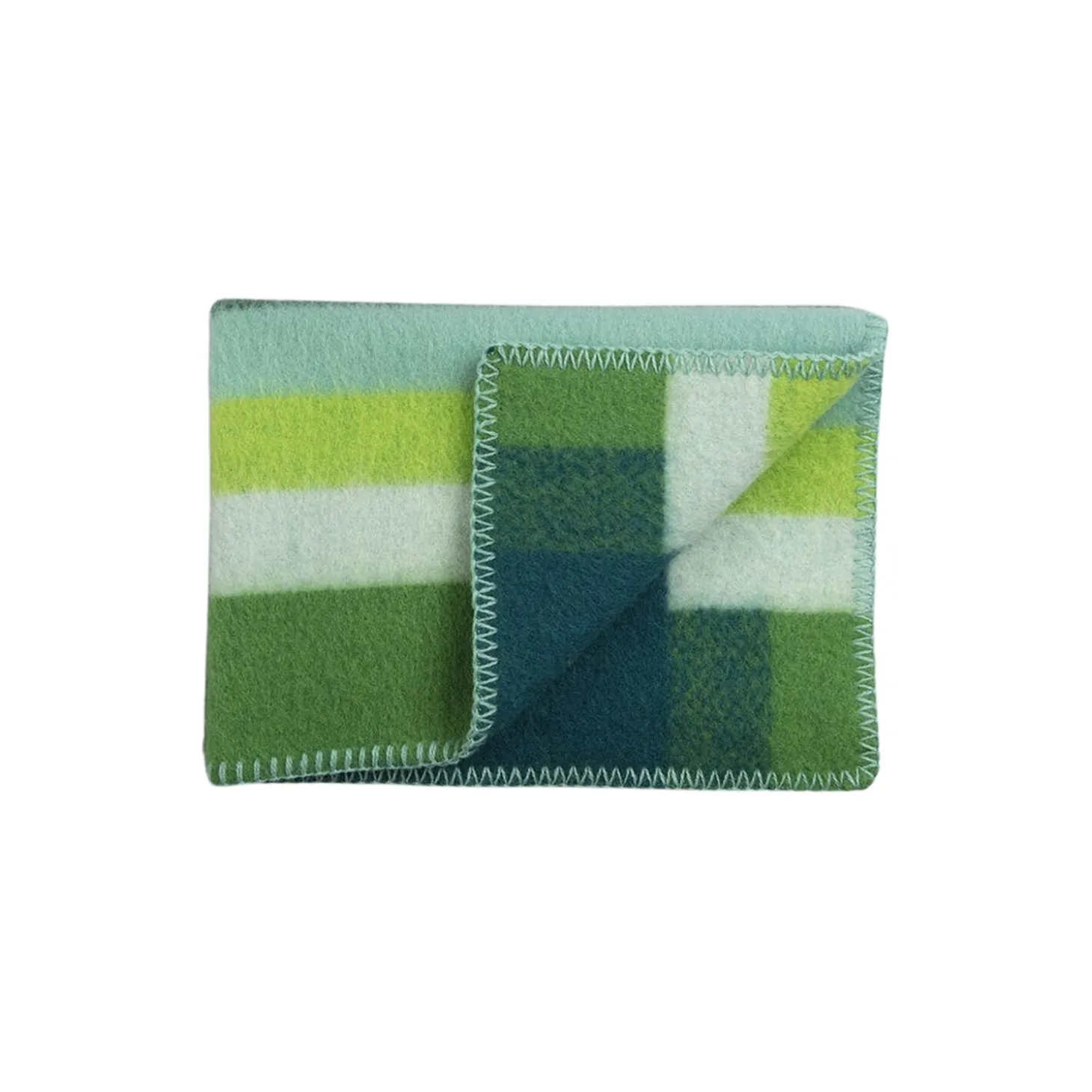 MIKKEL Baby Size Throw, green