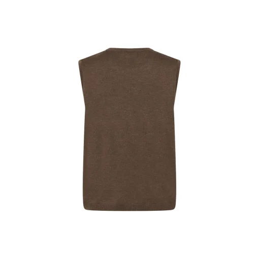 MilaSZ Vest, fondue fudge melange