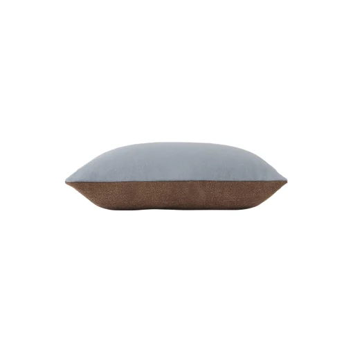 Mingle Cushion, copper brown/light blue