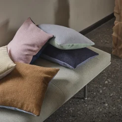 Mingle Cushion, rose/petroleum