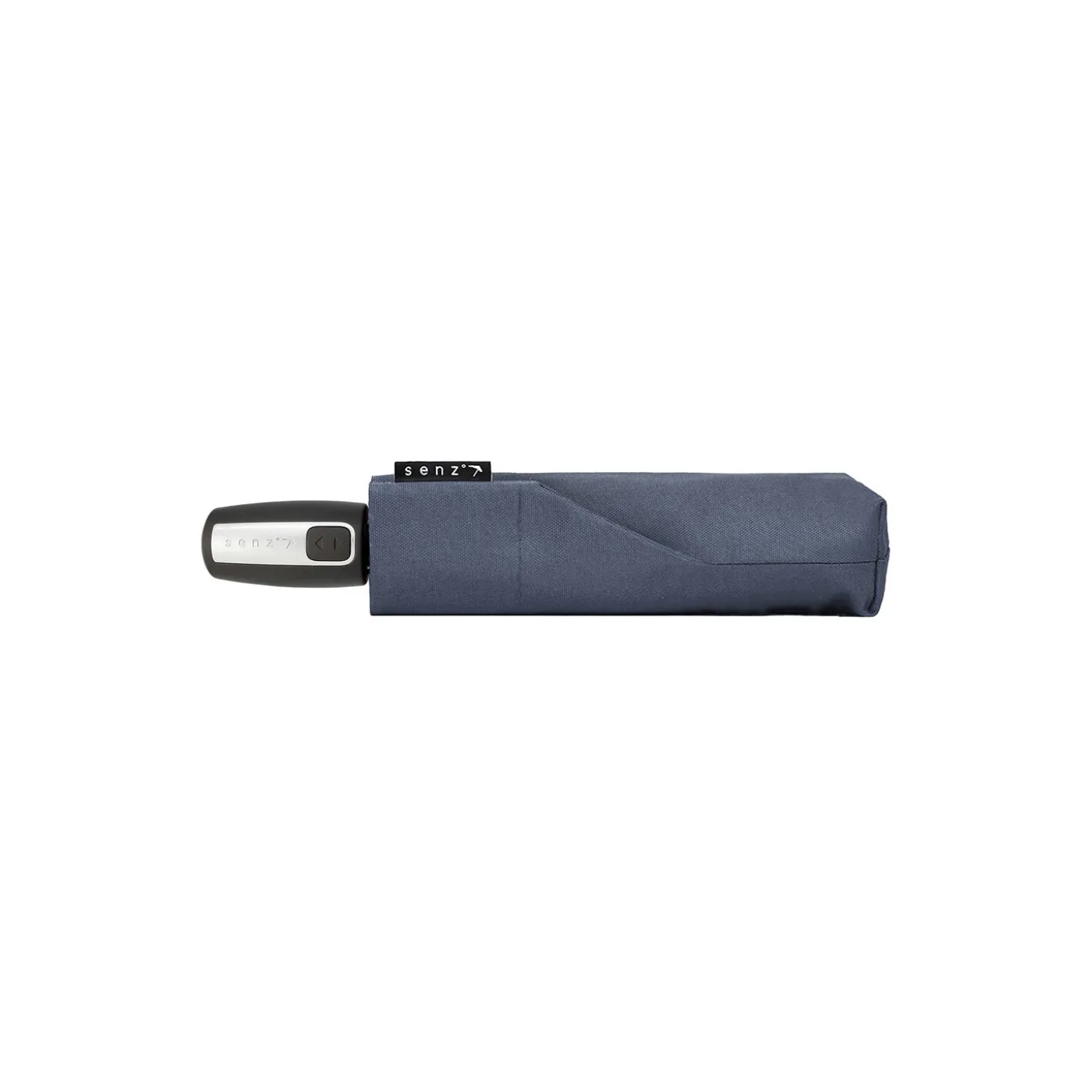 Mini automatic foldable storm umbrella, pure black