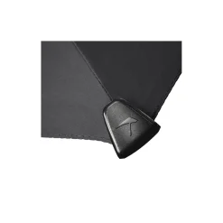 Mini automatic foldable storm umbrella, pure black