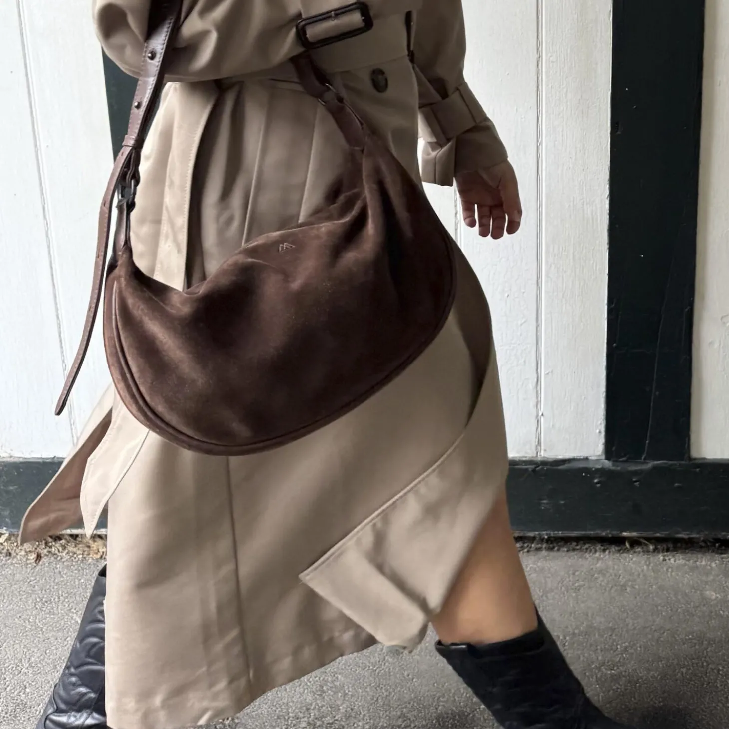 Mini MuseMBG Bag Suede, dark brown