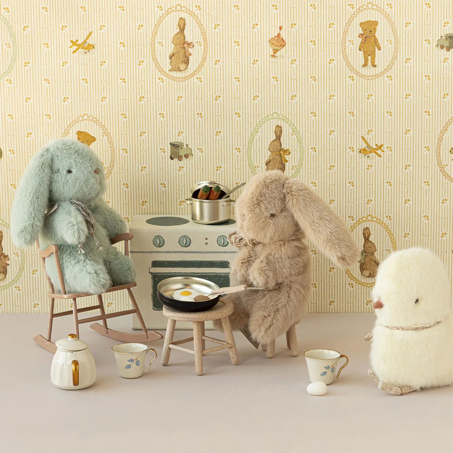 Mini plyskanin, cream peach