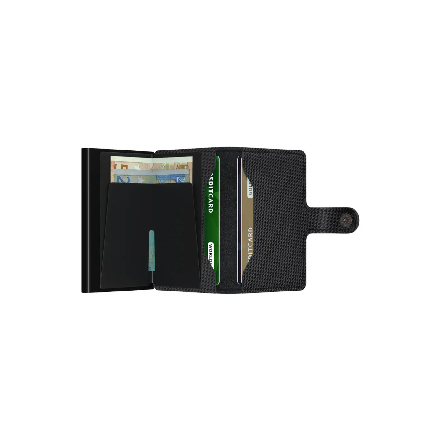 Miniwallet, carbon black