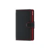 Miniwallet, matte black/red