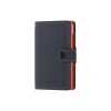 Miniwallet, matte nightblue/orange