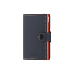 Miniwallet, matte nightblue/orange