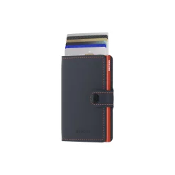 Miniwallet, matte nightblue/orange