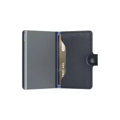 Miniwallet, saffiano navy