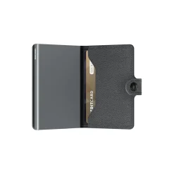 Miniwallet, twist grey