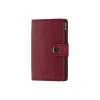 Miniwallet, vegetable tanned rosso/bordeaux