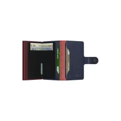 Miniwallet, vegetable tanned rosso/bordeaux
