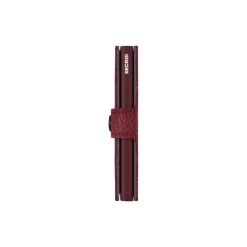 Miniwallet, vegetable tanned rosso/bordeaux