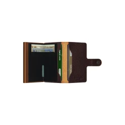 Miniwallet, vegetable tanned caramello/sand
