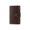 Miniwallet, vegetable tanned espresso/brown