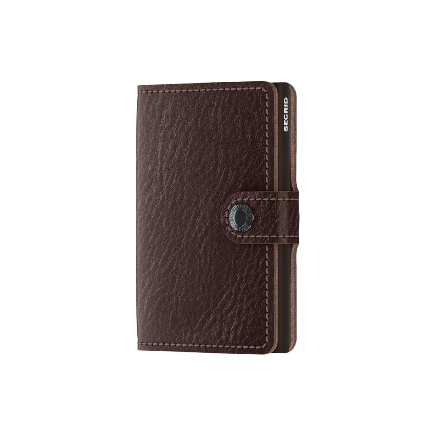 Miniwallet, vegetable tanned espresso/brown