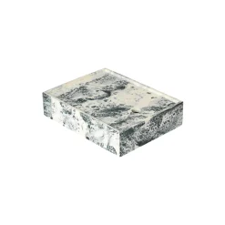 Mist Box 15x20, emerald off-white