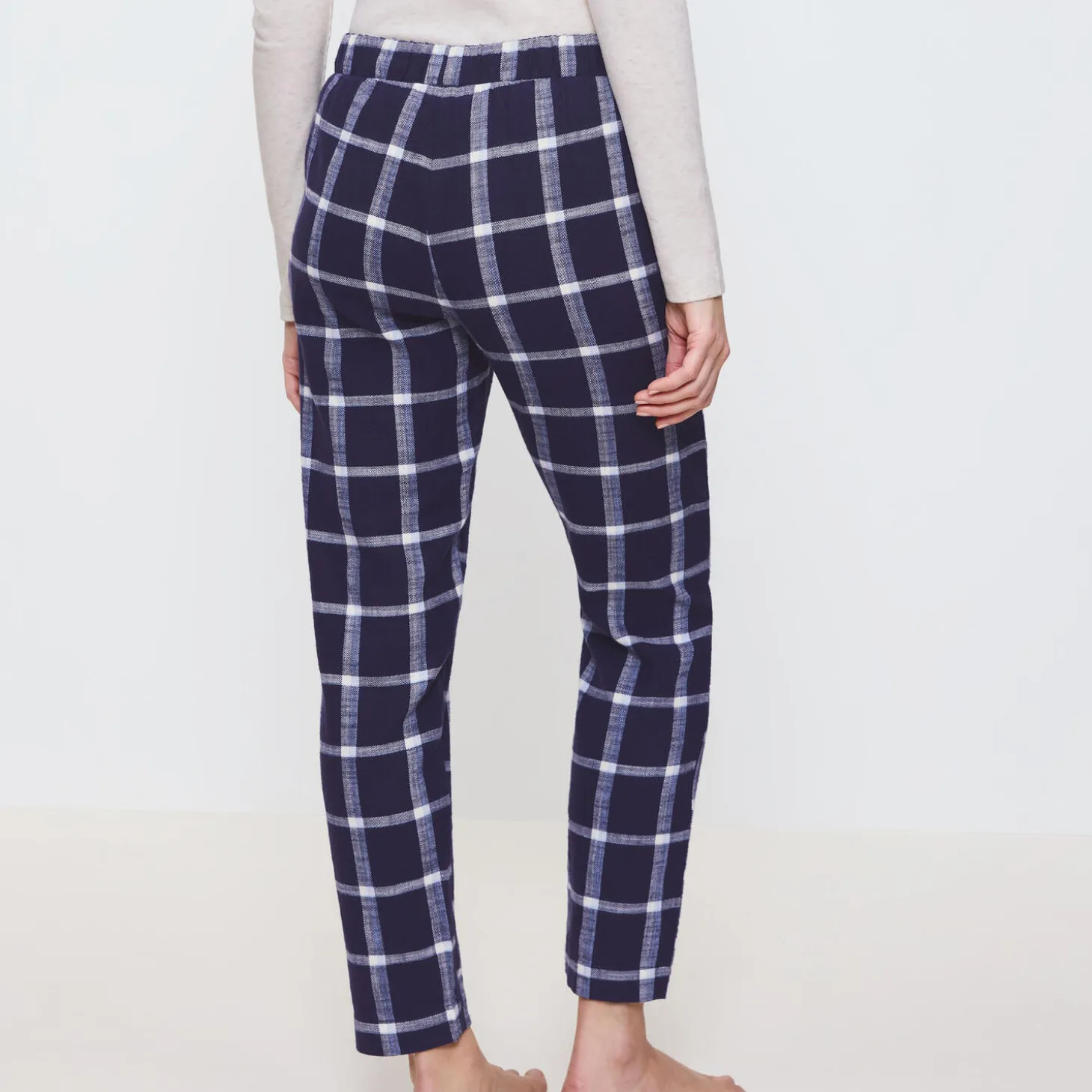 Mix & Match Tapered Trouser Flannel 02 X, grey combination