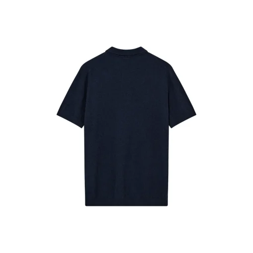 MMGKyle Bouclé SS Polo, navy