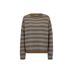 MMKhai Two Stripe Knit, true camel