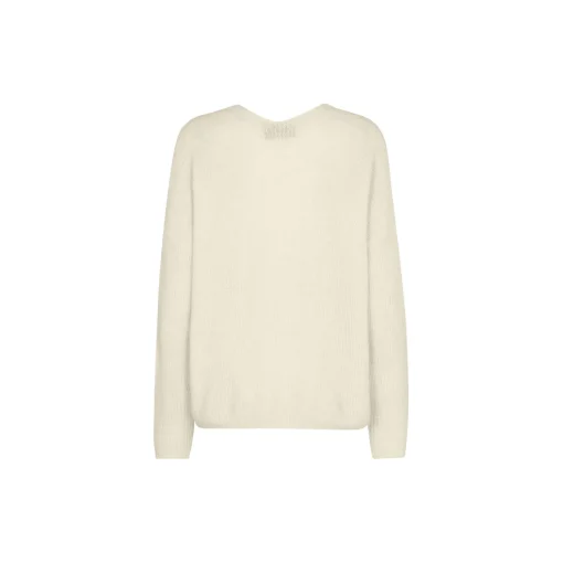 MMThora V-Neck Knit, ecru