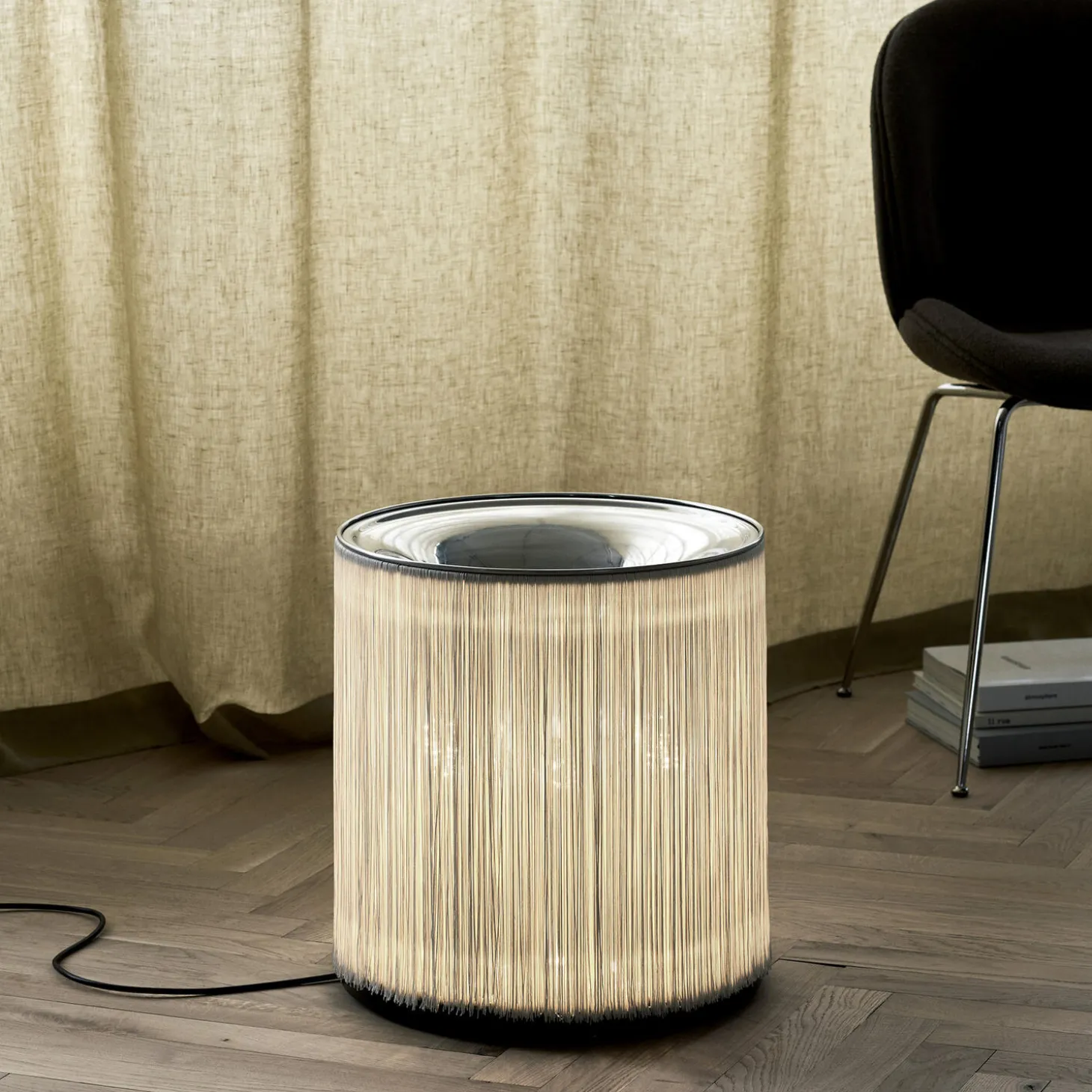 Model 597 Floor Lamp, cream