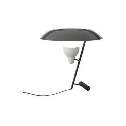 Model 548 Table Lamp, grey/dark burnished brass