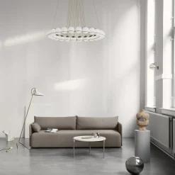 Model 237/1 Wall Lamp, opaline/champagne