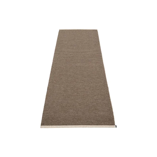 Mono gulvløber, dark brown/dark linen