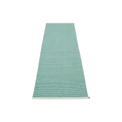 Mono gulvløber, jade/pale turquoise