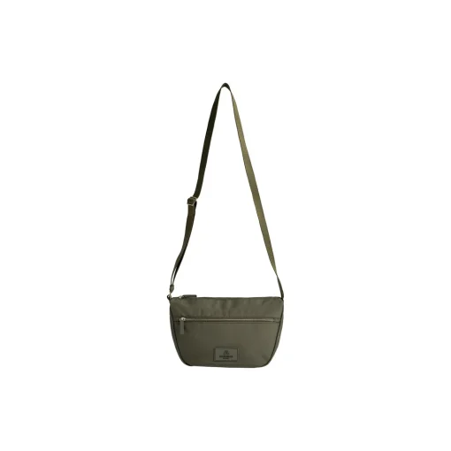 MonoMBG Crossbody Bag Recycled, dark olive w/gold