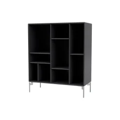 Montana 1613 reol med hjul, 04 anthracite/black