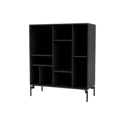 Montana 1613 reol med hjul, 05 black/black