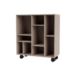 Montana 1613 reol med hjul, 137 mushroom/black