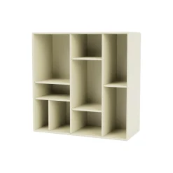 Montana 1613 reol med hjul, 150 vanilla/black