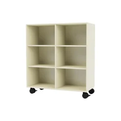 Montana 1113 reol med hjul, 150 vanilla/black