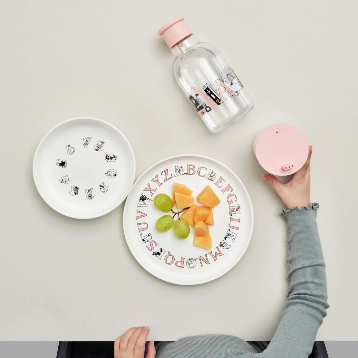 Moomin ABC drikkelåg til kop, moomin salmon