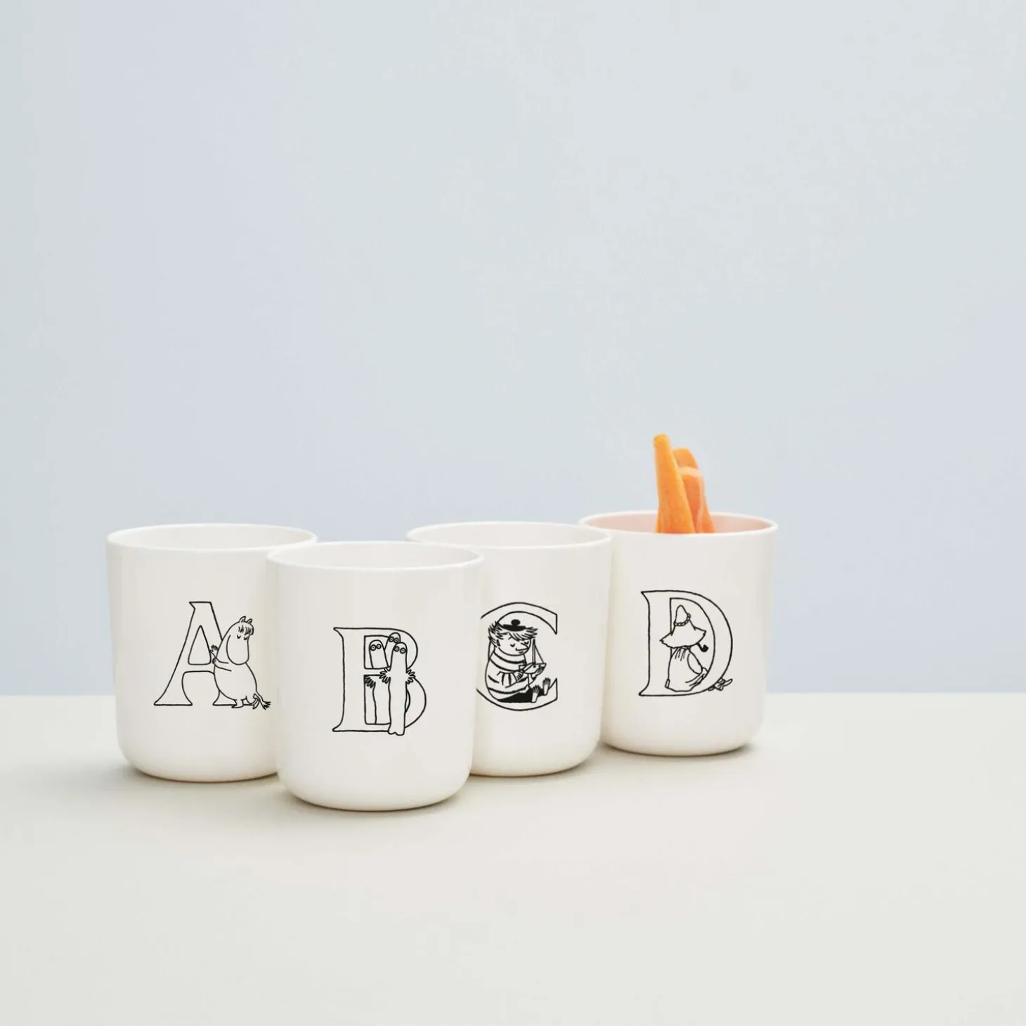Moomin ABC kop B, moomin white