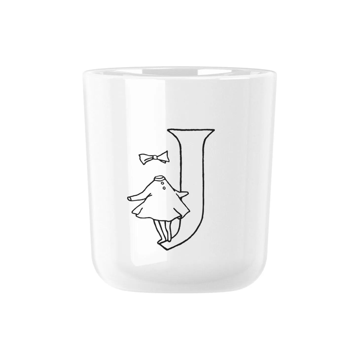 Moomin ABC kop J, moomin white
