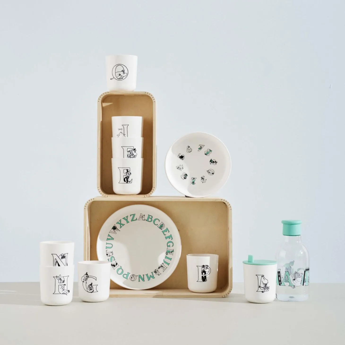 Moomin ABC kop N, moomin white