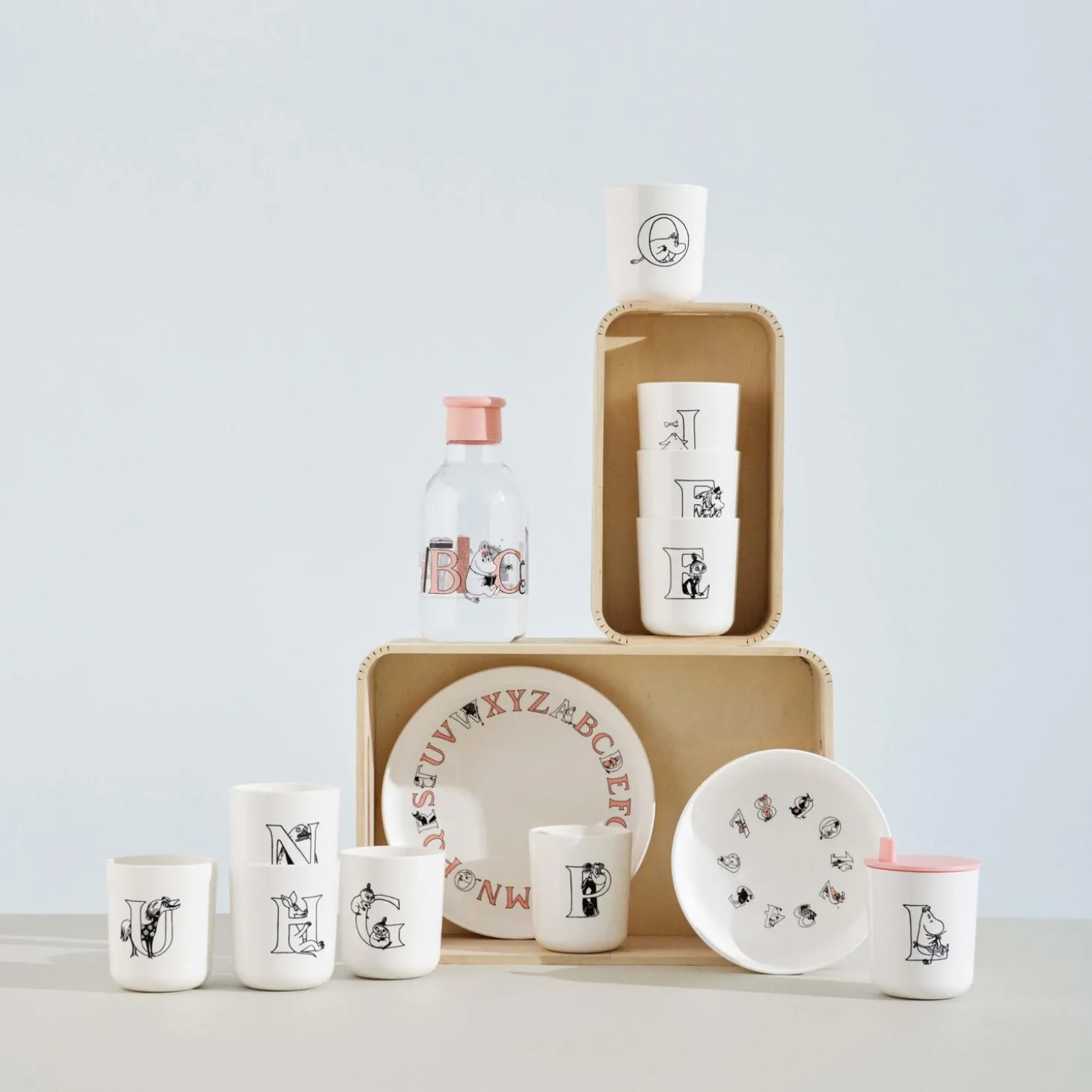 Moomin ABC kop N, moomin white