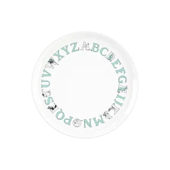 Moomin ABC tallerken Ø 20 cm, moomin turqouise