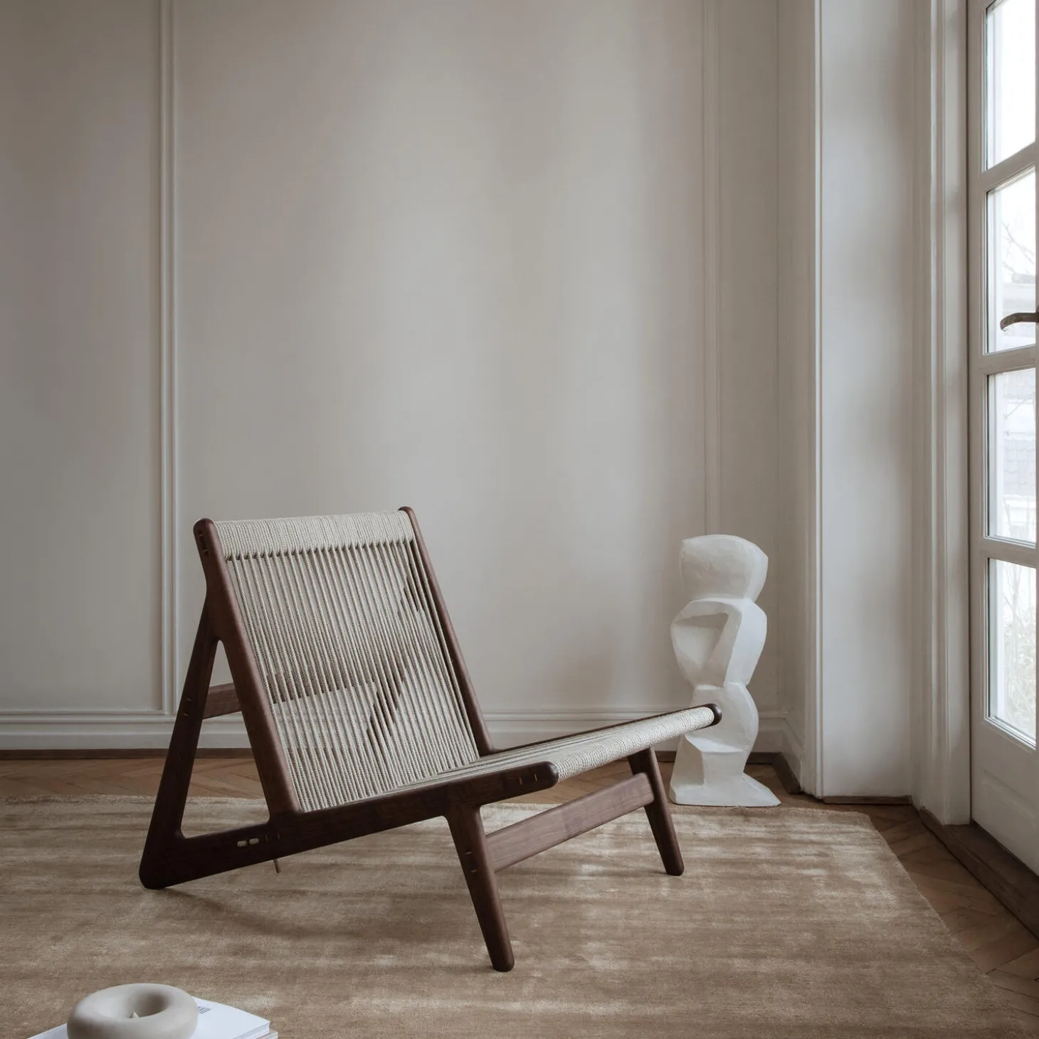 MR01 Initial Chair, oiled walnut
