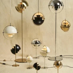 Multi-Lite Floor Lamp, chrome